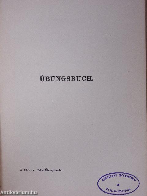 Hebräische grammatik mit Übungsbuch