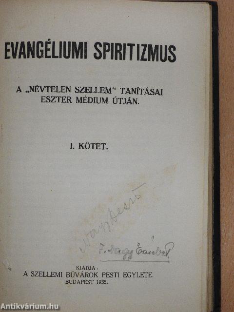 Evangéliumi spiritizmus I.