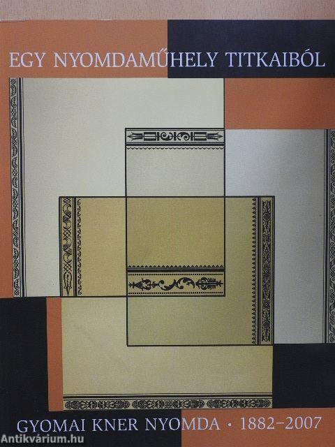 Egy nyomdaműhely titkaiból
