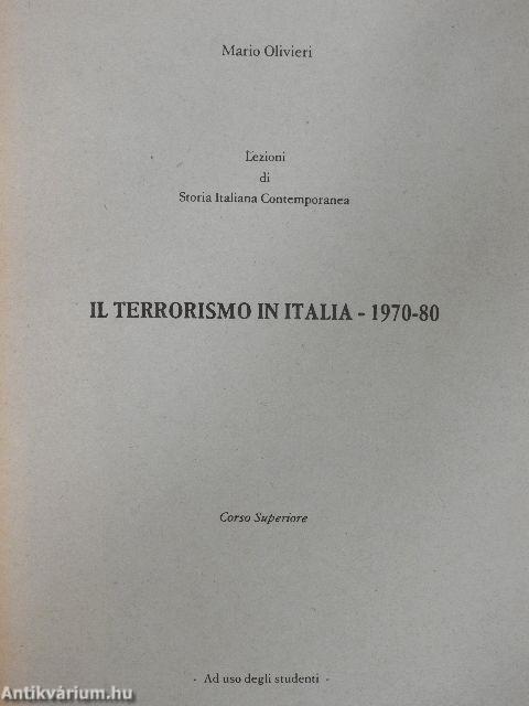 Il Terrorismo in Italia