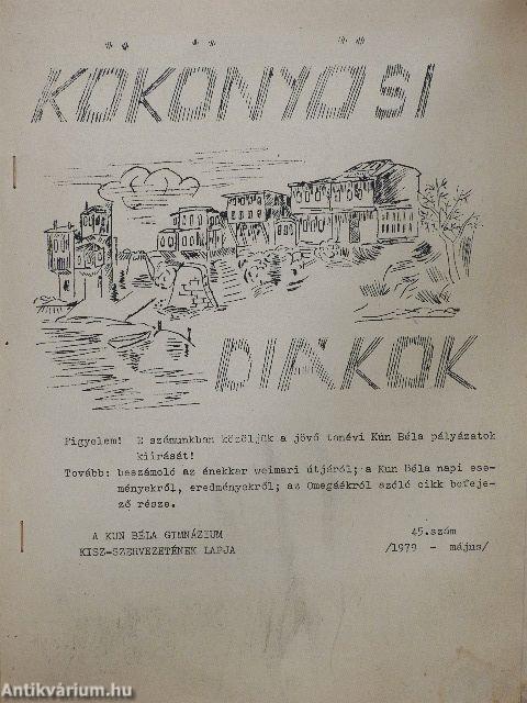 Kökönyösi diákok 1979. május