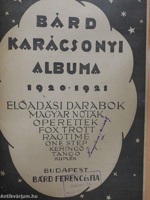 Bárd Karácsonyi Albuma 1920-1921.