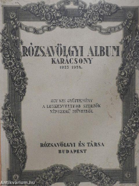 Rózsavölgyi album Karácsony 1923-1924.