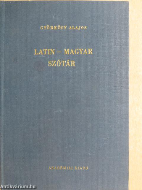 Latin-magyar szótár