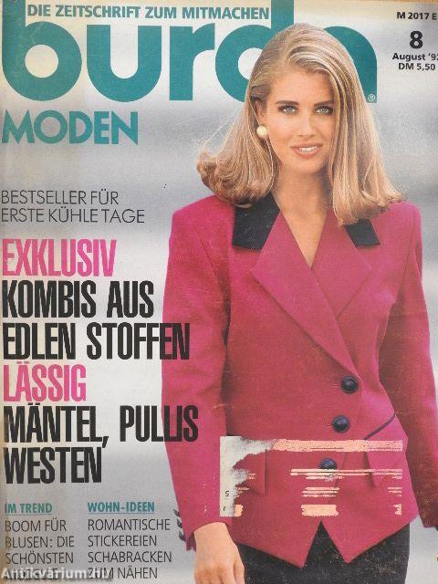 Burda Moden August 1992