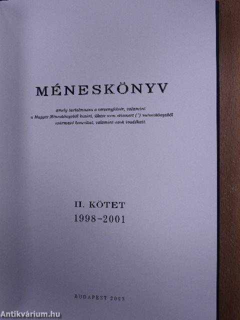 Magyar méneskönyv XXVIII./Méneskönyv II.