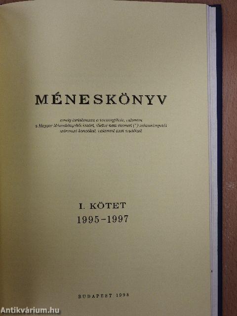 Magyar méneskönyv XXVII./Méneskönyv I.