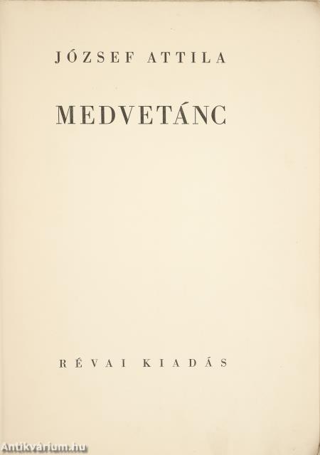 Medvetánc (dedikált példány)