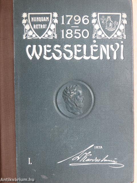 Báró Wesselényi Miklós élete és munkái I. (töredék)