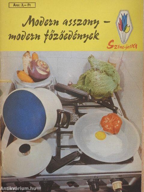 Modern asszony - modern főzőedények