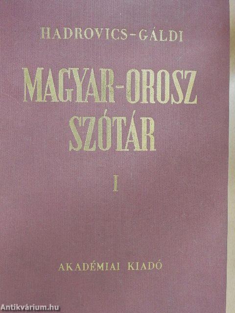 Magyar-orosz szótár I-II.