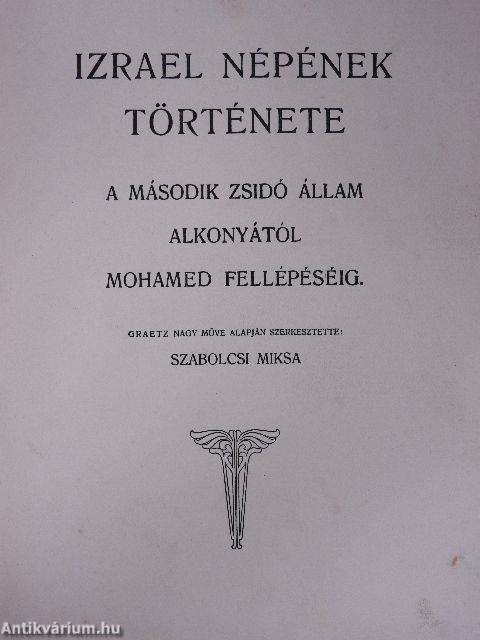 Izrael népének története - A második zsidó állam alkonyától Mohamed fellépéséig