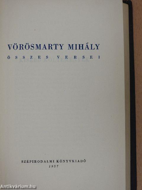 Vörösmarty Mihály összes versei I-II.