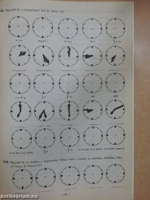 Példatár a matematika tanulásához a 2. osztályban