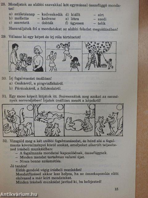 Fogalmazás feladatgyűjtemény 3. osztály