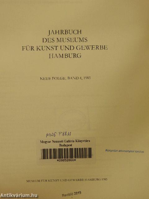 Jahrbuch des Museums für Kunst und Gewerbe Hamburg 1985