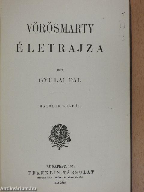 Vörösmarty életrajza