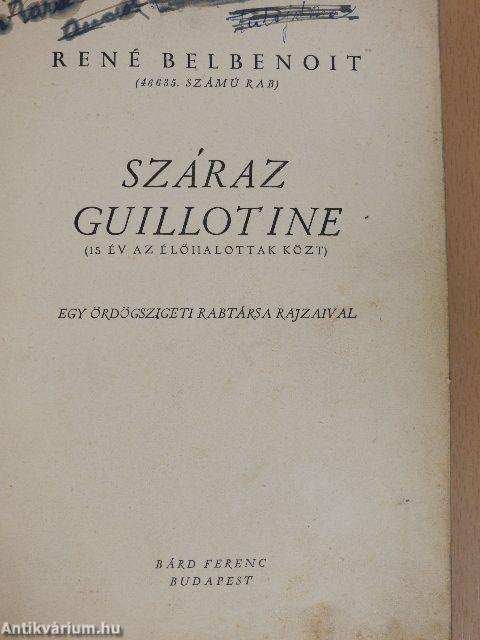 Száraz guillotine