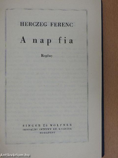 Herczeg Ferenc művei V.