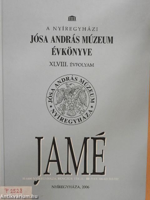 A Nyíregyházi Jósa András Múzeum évkönyve XLVIII.