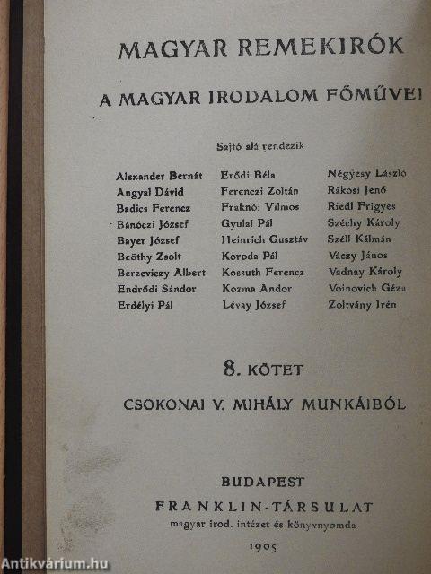 Csokonai V. Mihály munkáiból