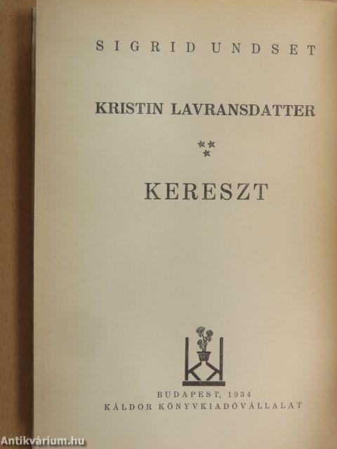 Kristin Lavransdatter III.