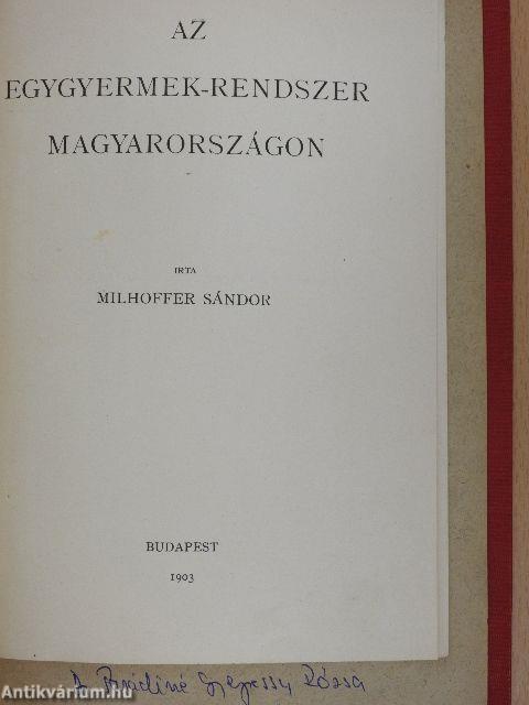 Az egygyermek-rendszer Magyarországon