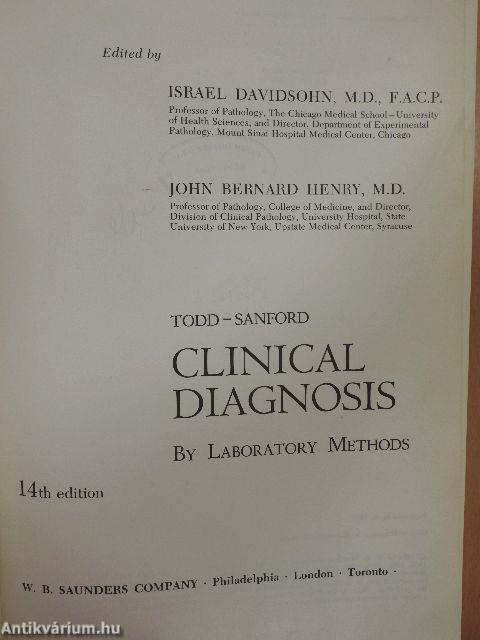 Clinical Diagnosis by Laboratory Methods