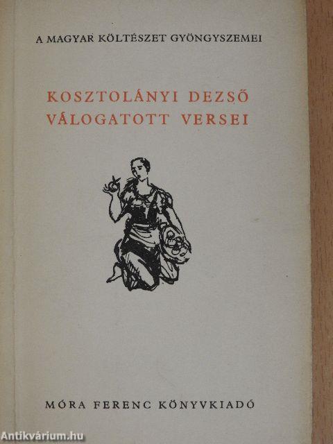 Kosztolányi Dezső válogatott versei