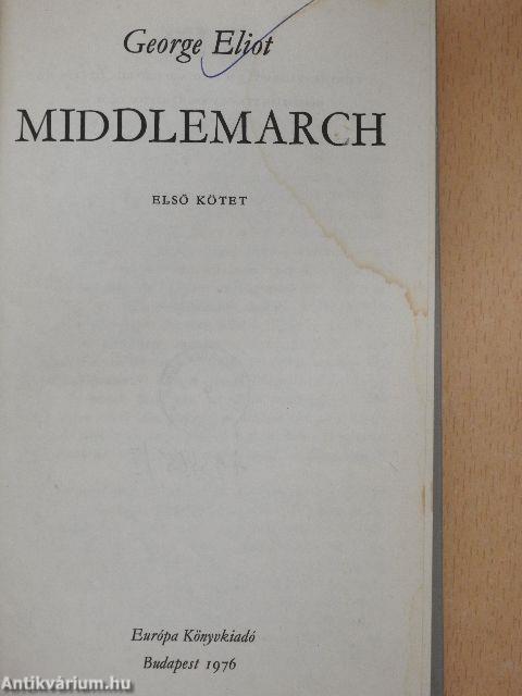 Middlemarch I-II.