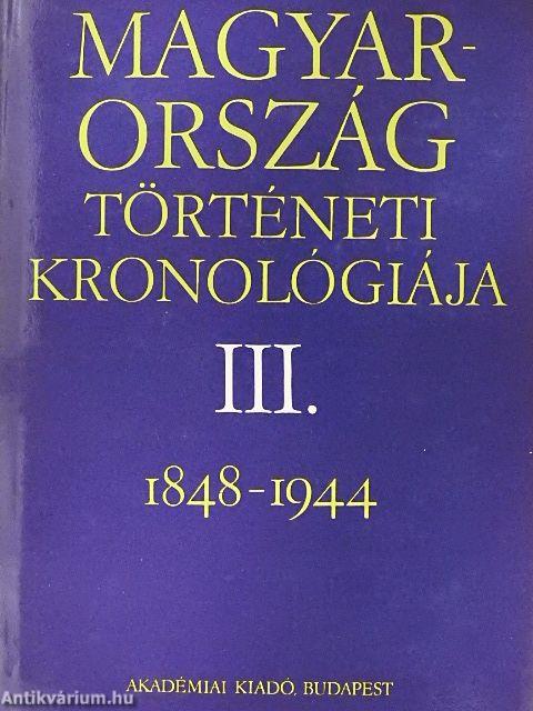 Magyarország történeti kronológiája III.