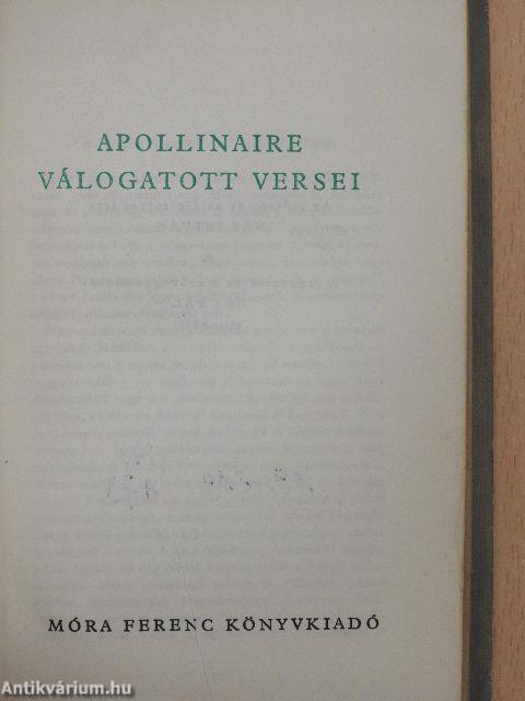 Apollinaire válogatott versei