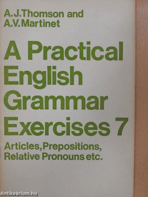 A Practical English Grammar Exercises 7