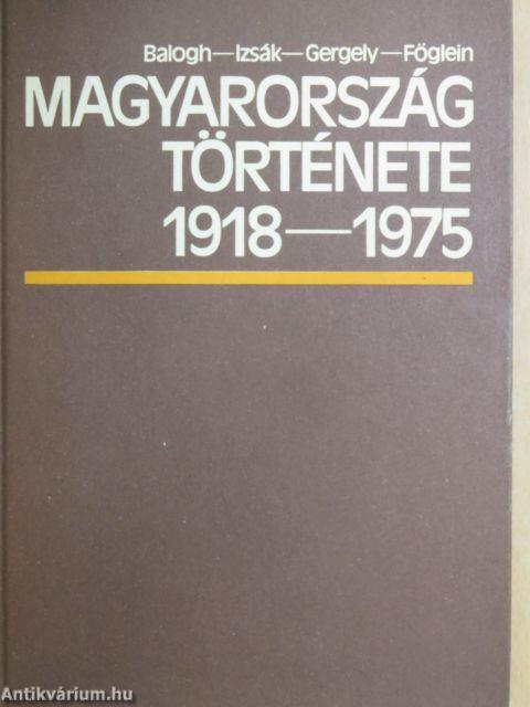 Magyarország története 1918-1975