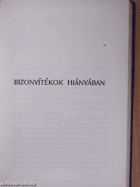 Anci doktor lesz/Bizonyítékok hiányában/Elbeszélések