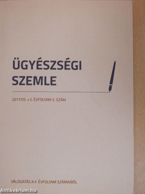 Ügyészségi Szemle 2017. május