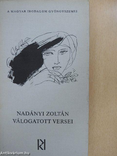 Nadányi Zoltán válogatott versei