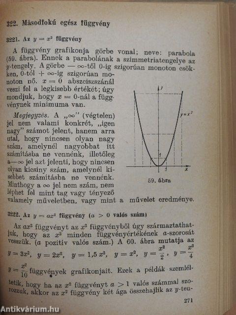 Matematikai zsebkönyv