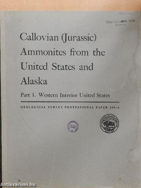 Callovian (Jurassic) Ammonites from the United States and Alaska I.