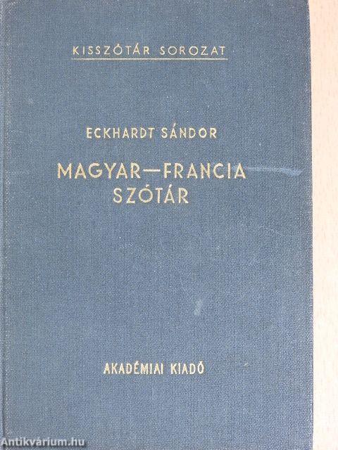 Magyar-francia szótár