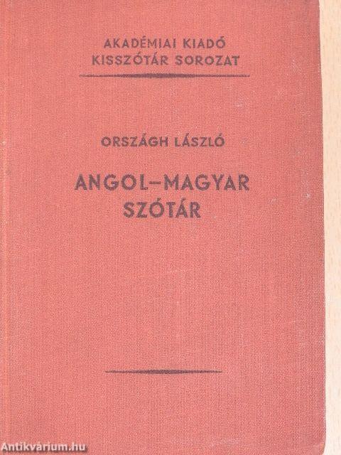 Angol-magyar szótár