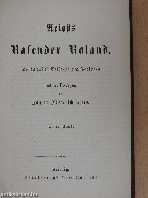 Ariosts Rasender Roland I-II. (gótbetűs)
