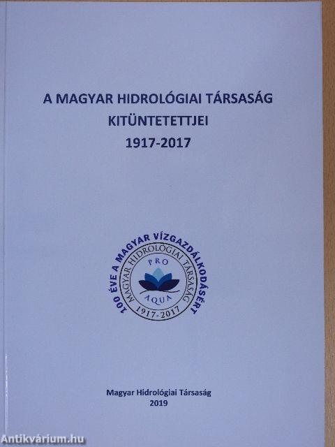 A Magyar Hidrológiai Társaság Kitüntetettjei
