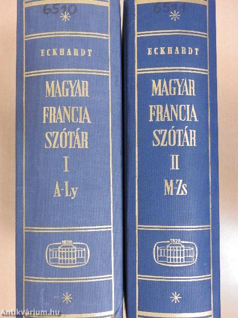 Magyar-francia szótár I-II.