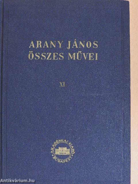 Arany János összes művei XI.