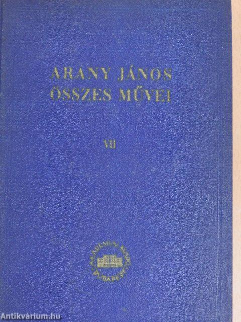 Arany János összes művei VII.