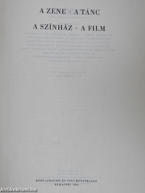 A kultúra világa - A zene, a tánc, a színház, a film