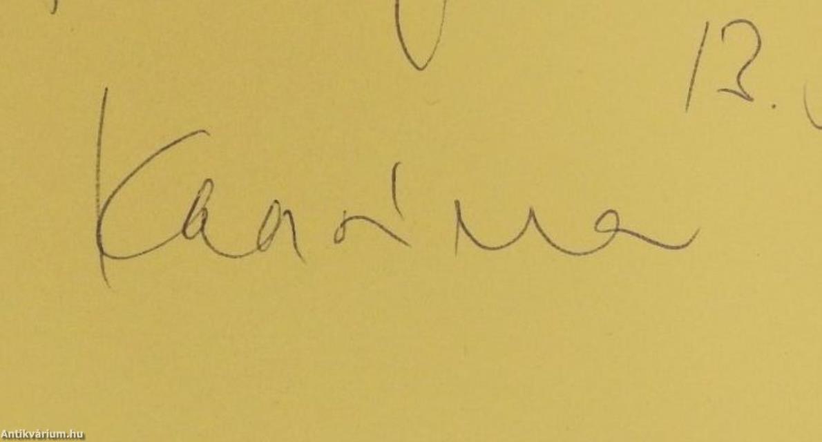 Kellokukkakello (dedikált példány)