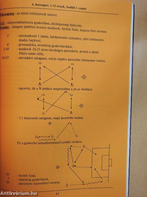 Az utánpótláskorú labdarúgók felkészítésének szakmai követelményei