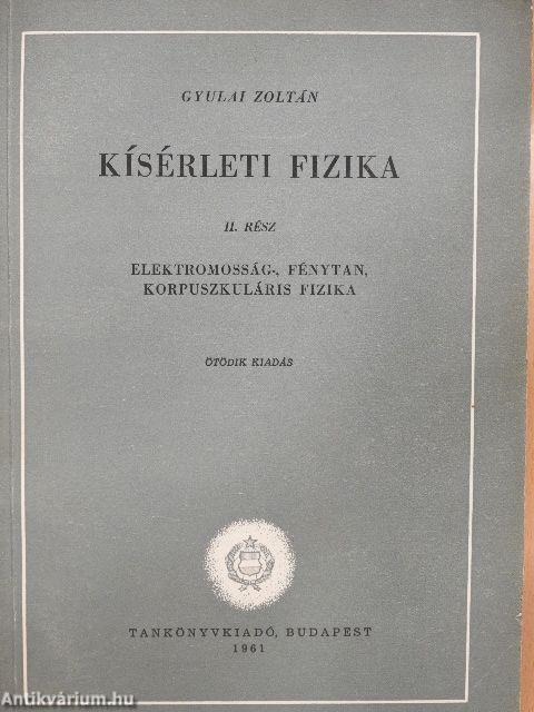 Kísérleti fizika II.